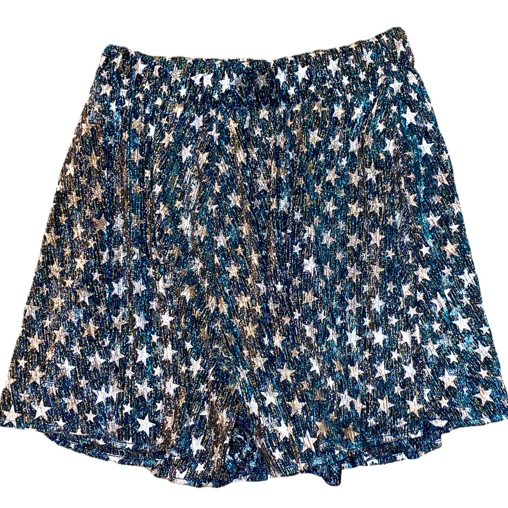 Show Me Your MuMu Metallic Star Shorts